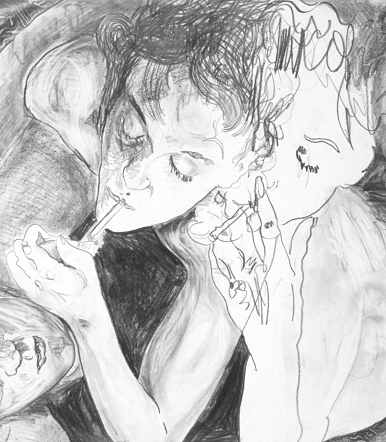 Smoking (detail)